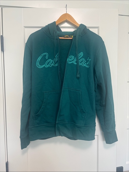 Cabela's Sweaters - Cabela's Teal Green Women's Zip-Up Hoodie